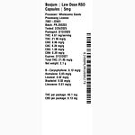 Low Dose RSO Capsules 5mg by Boojum