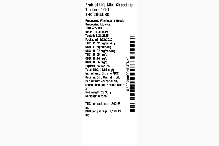 Mint Chocolate by Fruit of Life