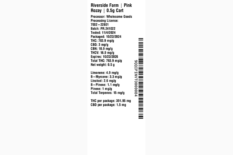 Pink Rozay by Riverside Farm