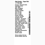 Vapor Rub by High Variety