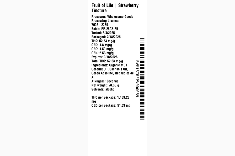 Strawberry by Fruit of Life