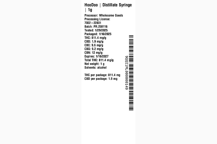 Distillate Syringe by HooDoo