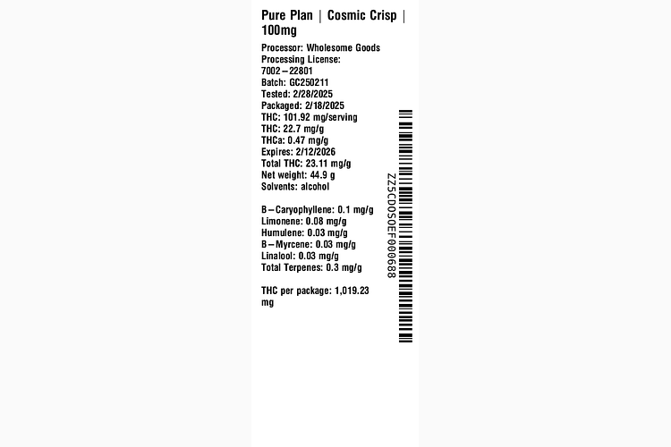 Cosmic Crisp by Pure Plan