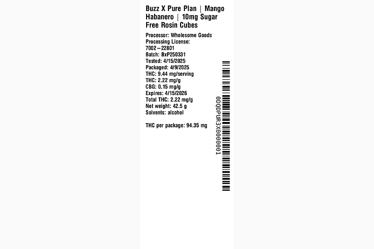 Mango Habanero Sugar Free by Buzz