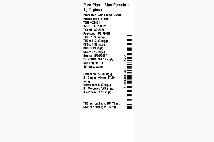 Blue Pomelo by Pure Plan