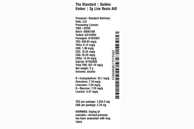 Golden Ember by The Standard