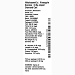 Pineapple Express 0.5g Liquid Diamond Cart by WholesomeCo