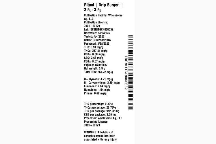 Drip Burger by Ritual
