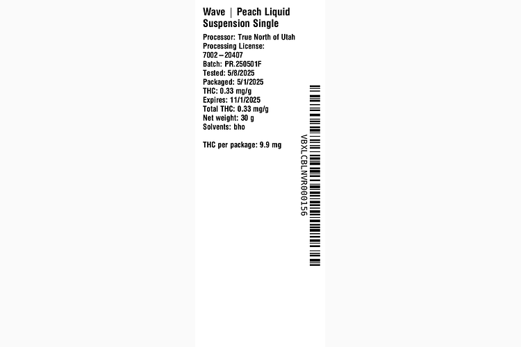 Peach Liquid Suspension by Wave
