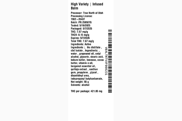Infused Balm by High Variety