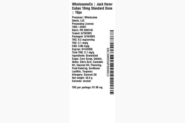 Jack Herer by WholesomeCo