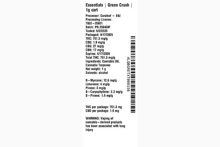 Green Crush by Essentials
