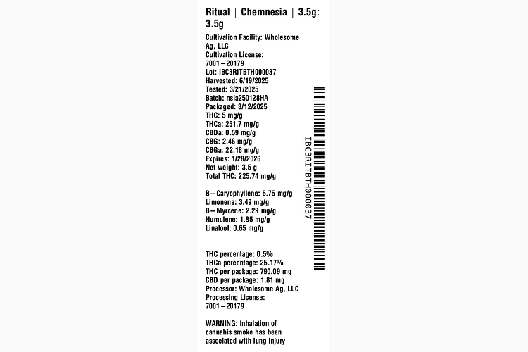Chemnesia by Ritual