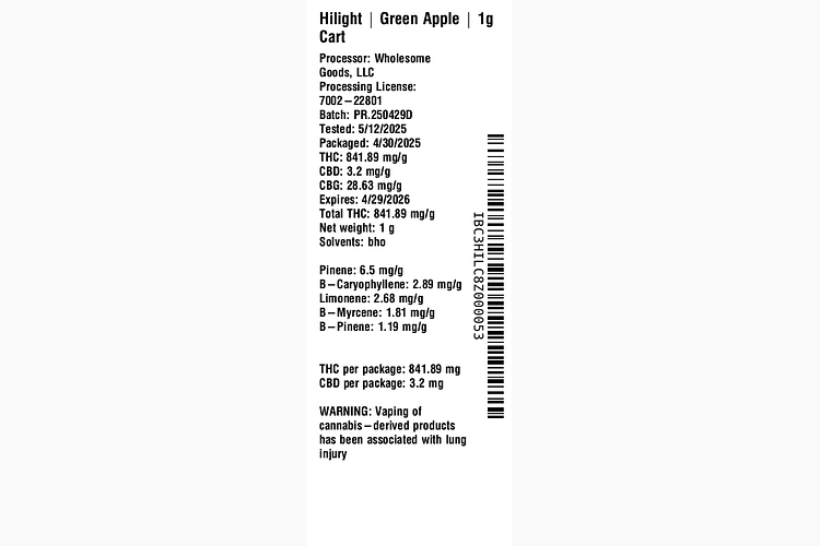 Green Apple Flavored by Hilight