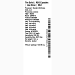 Low Dose RSO Capsules by The Solid