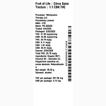 Citrus Spice Tincture by Fruit of Life