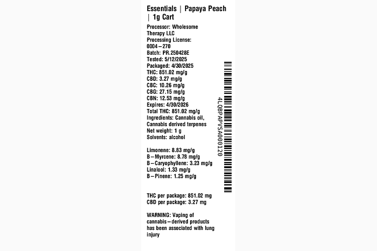 Papaya Peach by Essentials