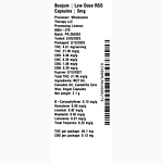 Low Dose RSO Capsules 5mg by Boojum