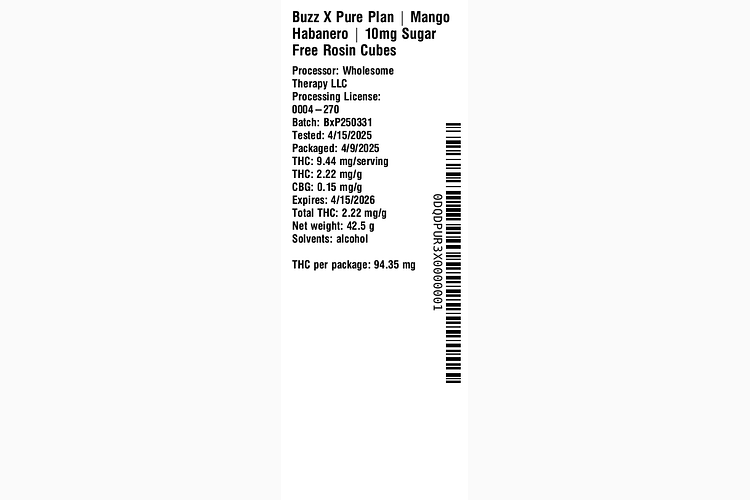 Mango Habanero Sugar Free by Buzz