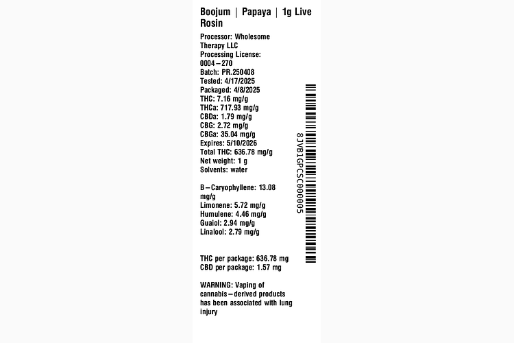Papaya by Boojum