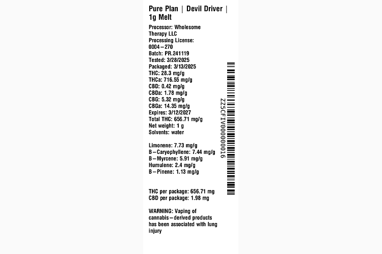 Devil Driver by Pure Plan