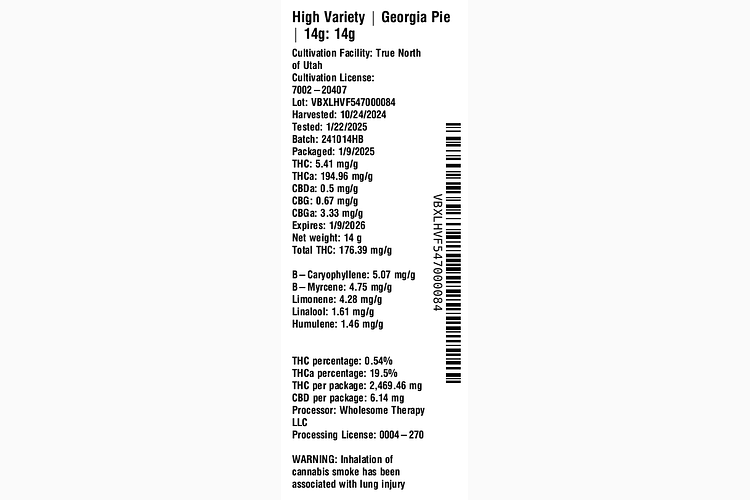 Georgia Pie by High Variety