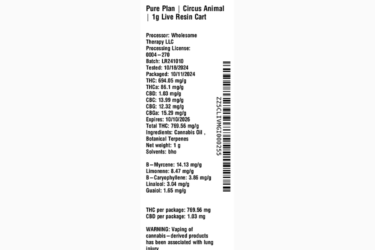 Circus Animal by Pure Plan