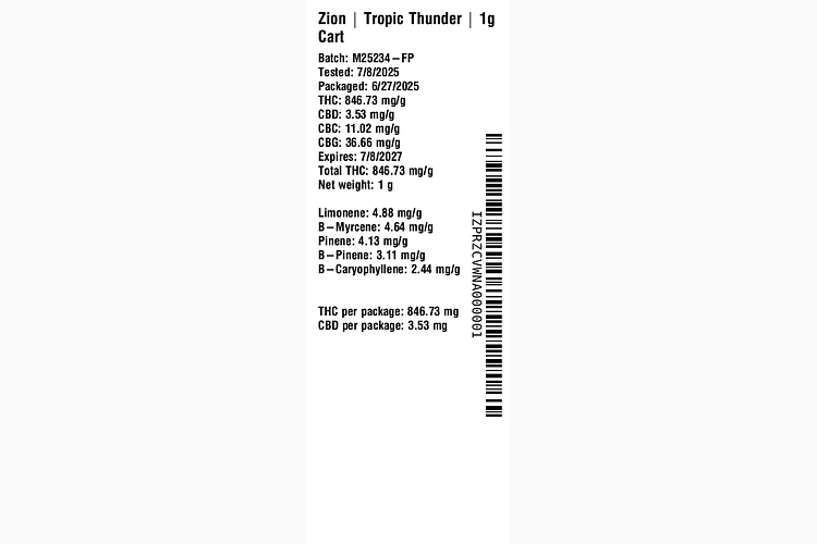Tropic Thunder by Zion
