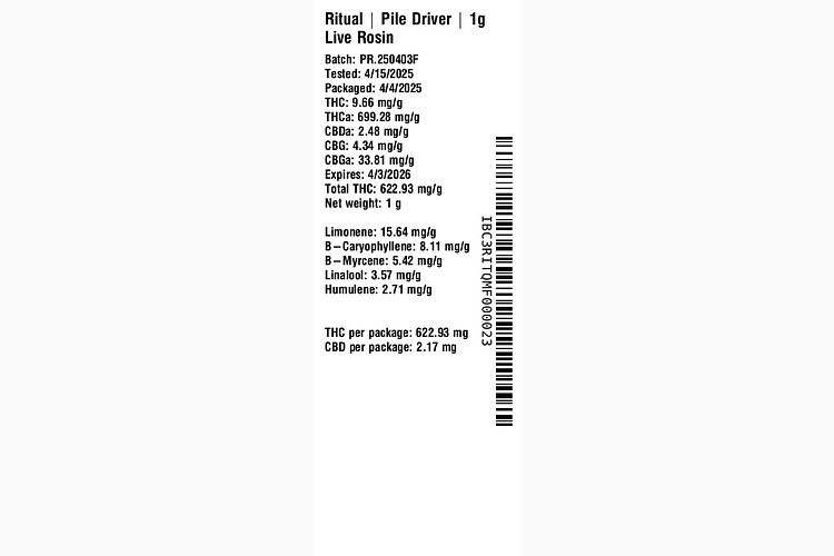 Pile Driver by Ritual