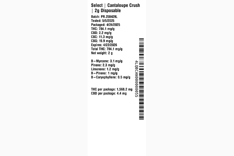 Cantaloupe Crush by Select