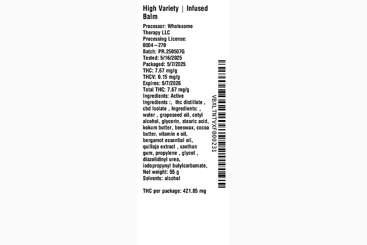 Infused Balm by High Variety
