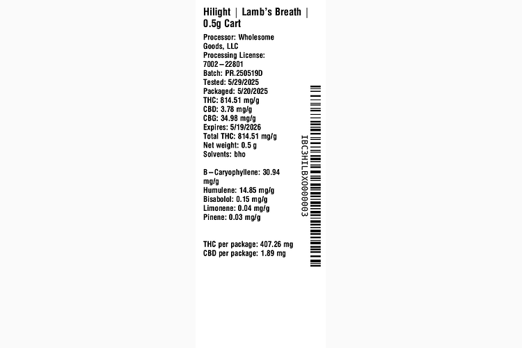 Lamb's Breath by Hilight