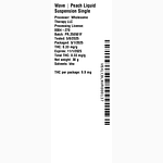 Peach Liquid Suspension by Wave