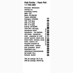 Vapor Rub by High Variety