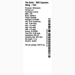 RSO Capsules 40mg by The Solid