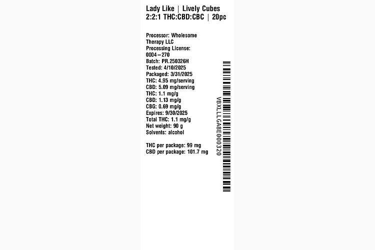 Lively Cubes by Lady Like