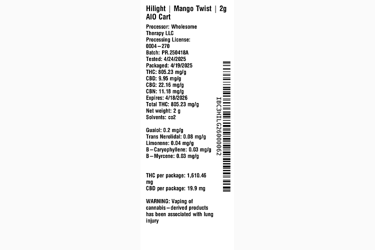 Mango Twist All-In-One by Hilight