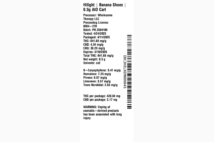 Banana Shoes All-in-One by Hilight