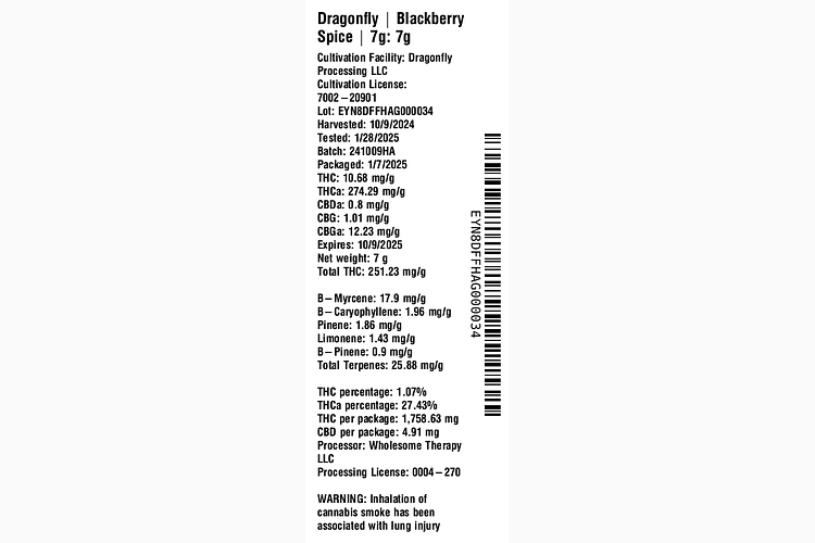 Blackberry Spice by Dragonfly