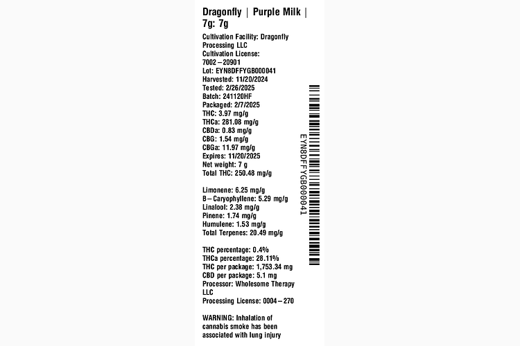 Purple Milk by Dragonfly