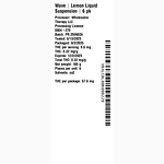 Lemon Liquid Suspension by Wave
