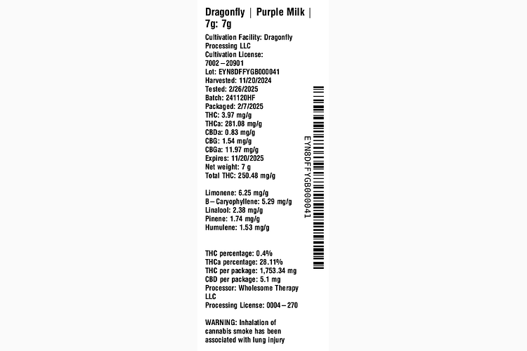 Purple Milk by Dragonfly