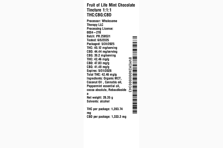 Mint Chocolate by Fruit of Life