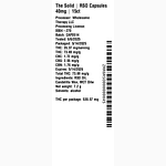 RSO Capsules 40mg by The Solid
