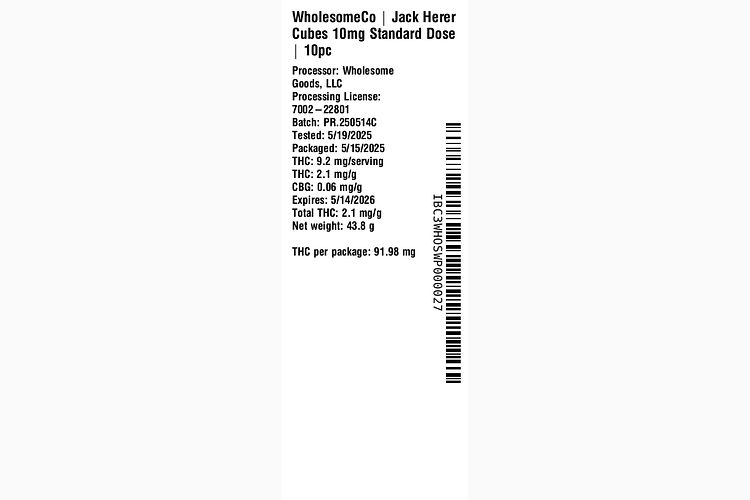 Jack Herer by WholesomeCo