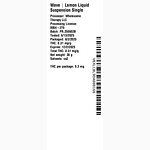 Lemon Liquid Suspension by Wave