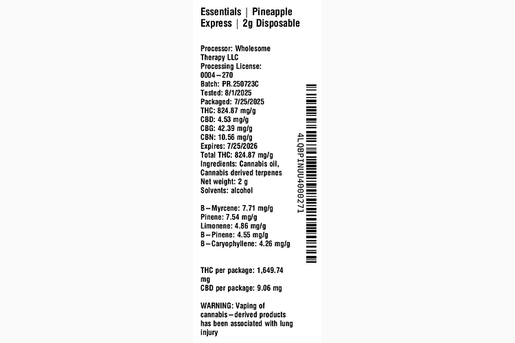 Pineapple Express by Essentials