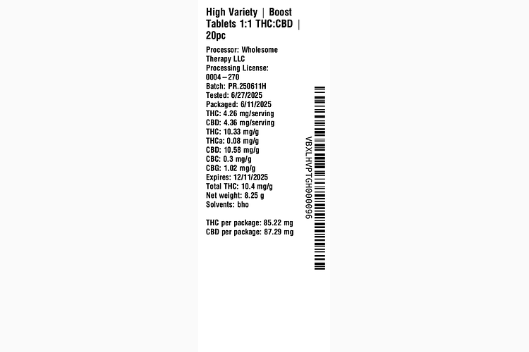 Boost by High Variety