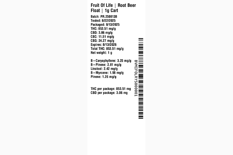 Root Beer Float by Fruit of Life