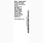 Lemon Liquid Suspension by Wave